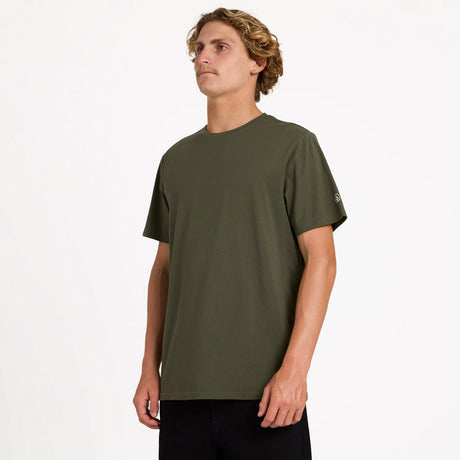 VOLCOM Solid Short Sleeve Tee - Squadron Green