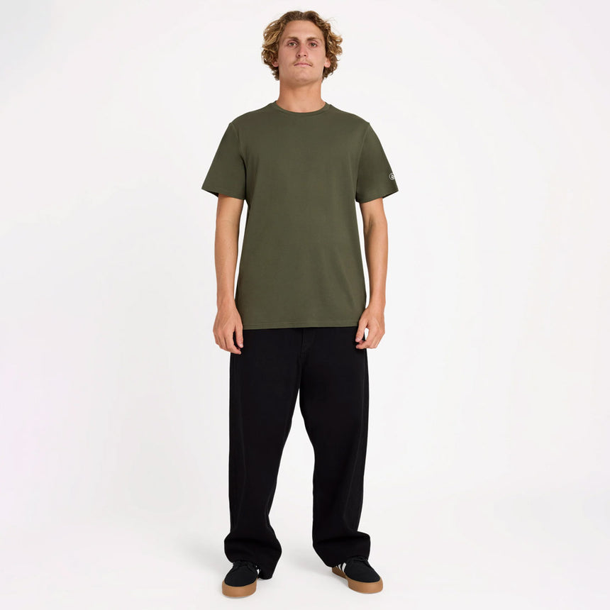 VOLCOM Solid Short Sleeve Tee - Squadron Green
