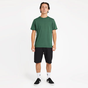 VOLCOM Solid Short Sleeve Tee - Billiard