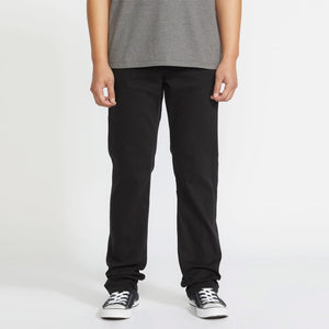 VOLCOM Solver Modern Fit Jeans - Black Out