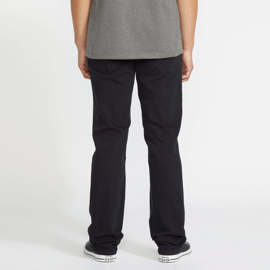 VOLCOM Solver Modern Fit Jeans - Black Out