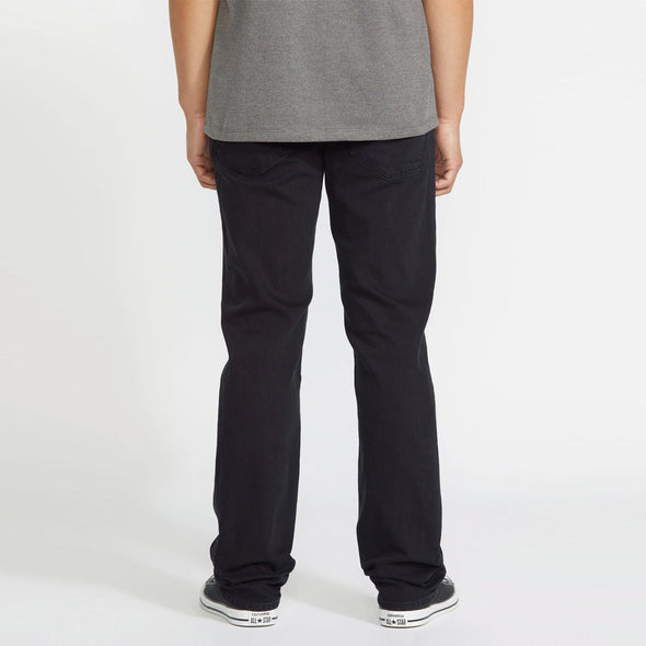 VOLCOM Solver Modern Fit Jeans - Black Out