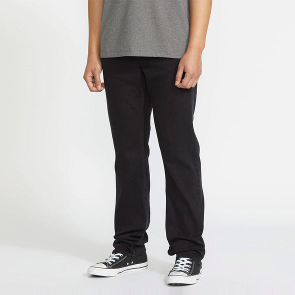VOLCOM Solver Modern Fit Jeans - Black Out