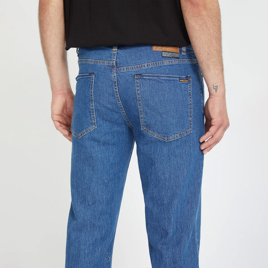 VOLCOM Solver Modern Fit Jeans - Bold Blue