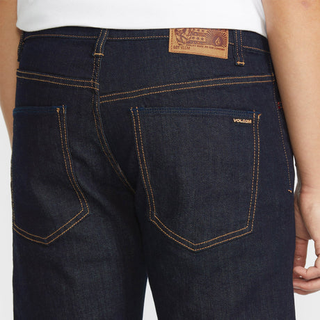 VOLCOM Solver Modern Fit Jeans - Rinse