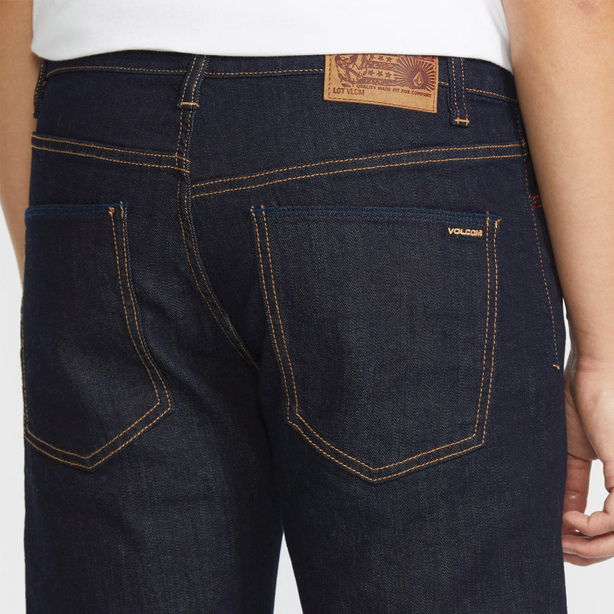 VOLCOM Solver Modern Fit Jeans - Rinse