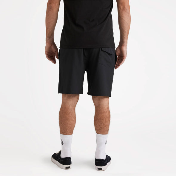 VOLCOM Sparklestone Elastic Waist Shorts - Antique Black