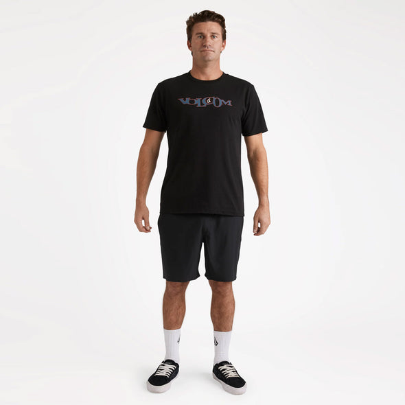 VOLCOM Sparklestone Elastic Waist Shorts - Antique Black