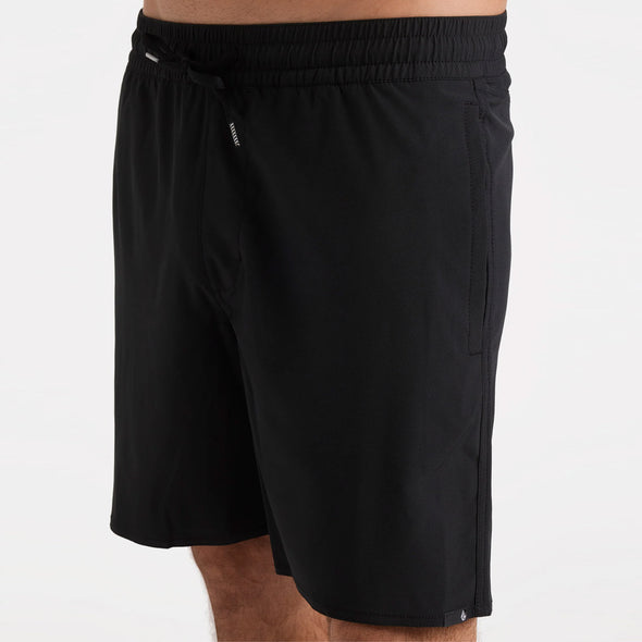 VOLCOM Sparklestone Elastic Waist Shorts - Antique Black