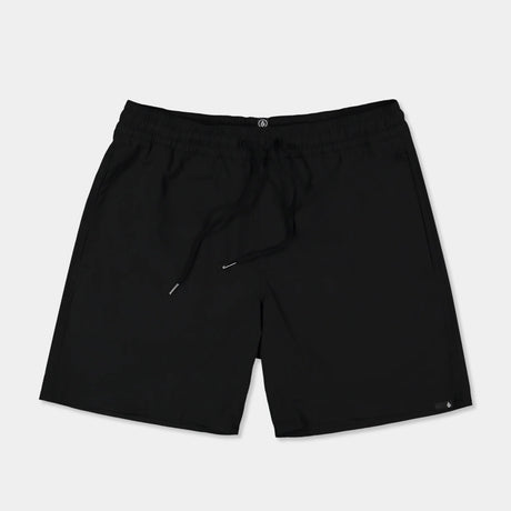 VOLCOM Sparklestone Elastic Waist Shorts - Antique Black