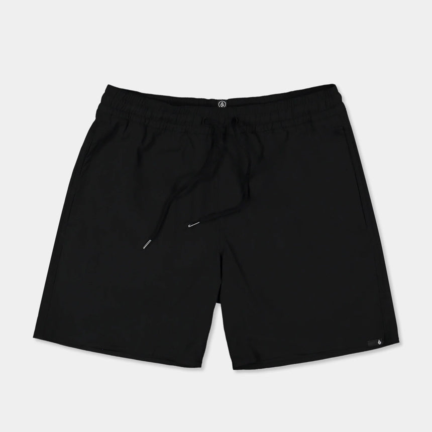 VOLCOM Sparklestone Elastic Waist Shorts - Antique Black