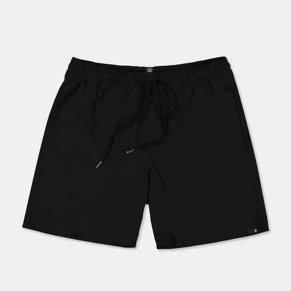 VOLCOM Sparklestone Elastic Waist Shorts - Antique Black