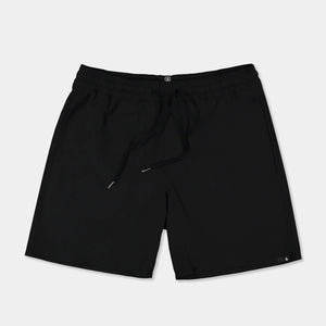 VOLCOM Sparklestone Elastic Waist Shorts - Antique Black
