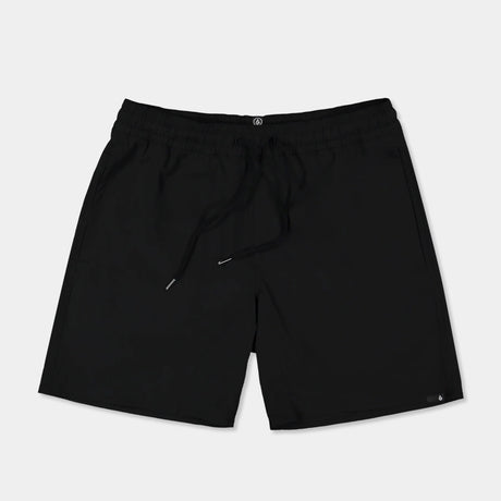VOLCOM Sparklestone Elastic Waist Shorts - Antique Black