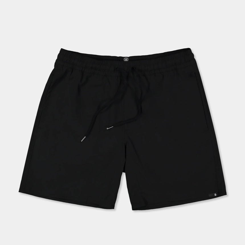 VOLCOM Sparklestone Elastic Waist Shorts - Antique Black