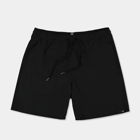 VOLCOM Sparklestone Elastic Waist Shorts - Antique Black