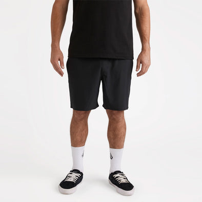 VOLCOM Sparklestone Elastic Waist Shorts - Antique Black
