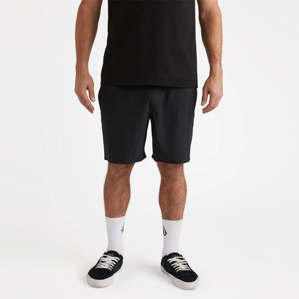 VOLCOM Sparklestone Elastic Waist Shorts - Antique Black