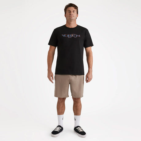 VOLCOM Sparklestone Elastic Waist Shorts - Brindle