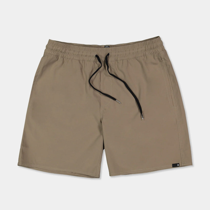 VOLCOM Sparklestone Elastic Waist Shorts - Brindle