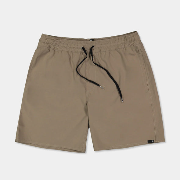 VOLCOM Sparklestone Elastic Waist Shorts - Brindle