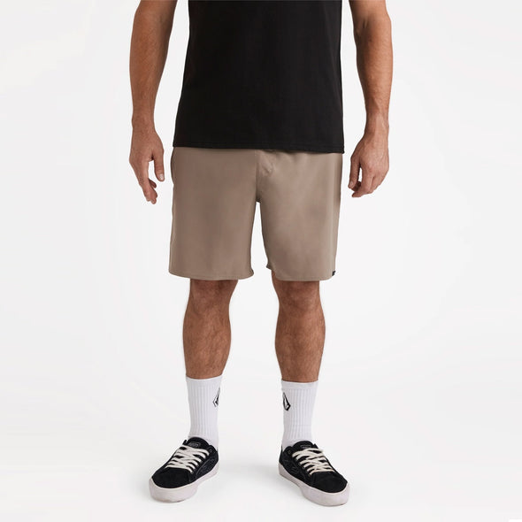 VOLCOM Sparklestone Elastic Waist Shorts - Brindle