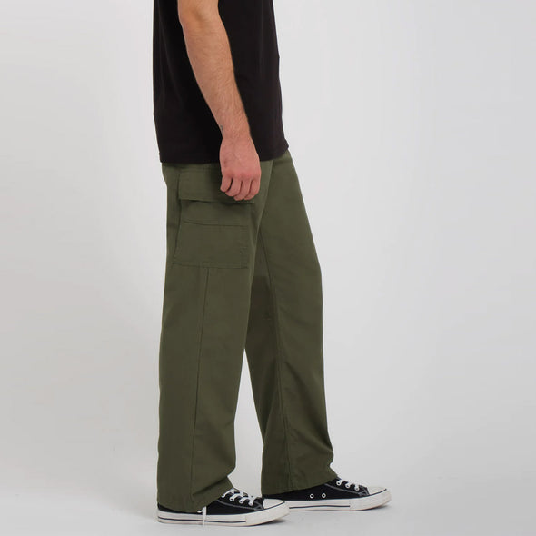 VOLCOM Squads Cargo Loose Tapered Pant - Squadron Green