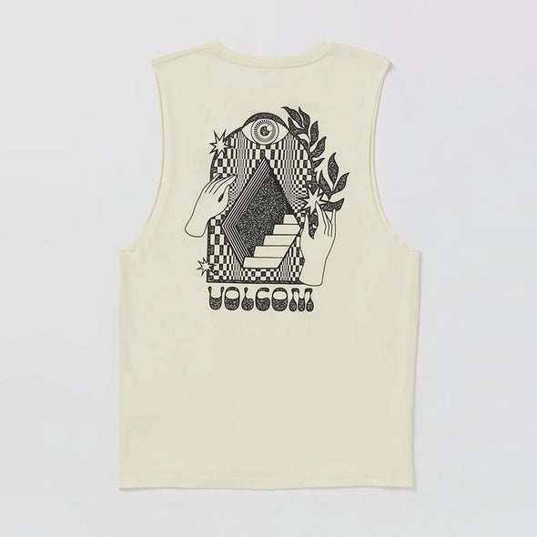 VOLCOM Stairway Muscle - Dirty White