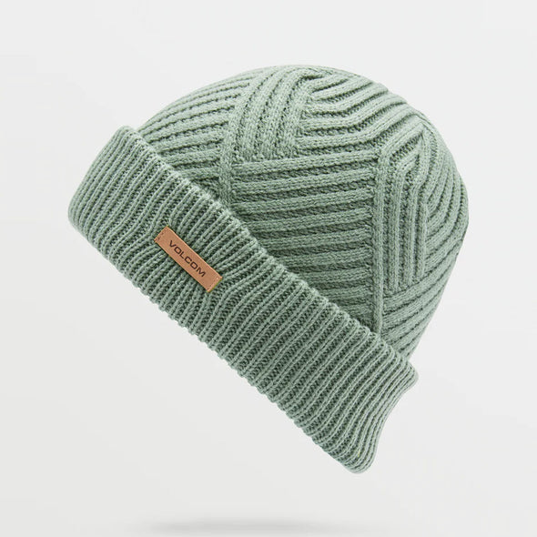 VOLCOM Stone Knit Beanie - Lichen Green