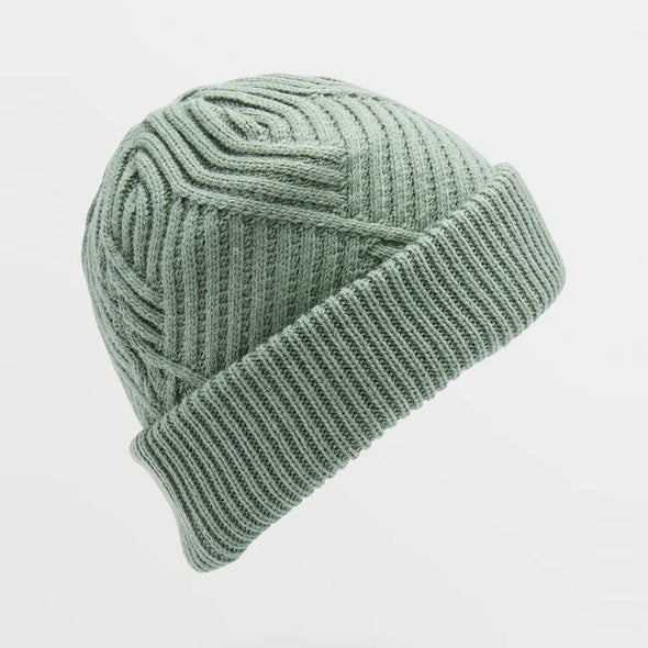 VOLCOM Stone Knit Beanie - Lichen Green