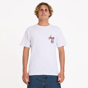 VOLCOM Stone Script Tee - White