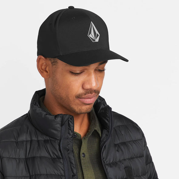 VOLCOM Stone Tech Flexfit Delta Cap - Black