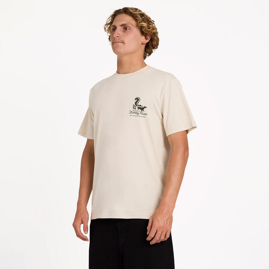 VOLCOM Stoney River Tee - Dirty White