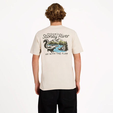 VOLCOM Stoney River Tee - Dirty White