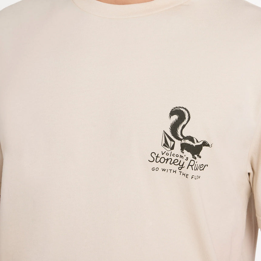 VOLCOM Stoney River Tee - Dirty White