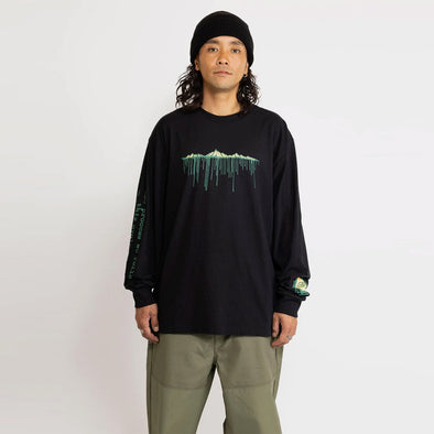 VOLCOM Tokyo True Bryan Iguchi Long Sleeve Tee - Black