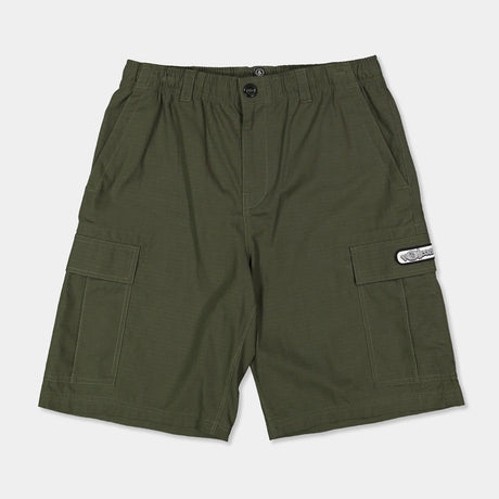 VOLCOM Tripper Elastic Waist Cargo Short - Squadron Green