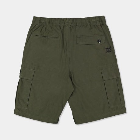 VOLCOM Tripper Elastic Waist Cargo Short - Squadron Green