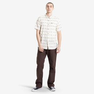 VOLCOM Trusted Short Sleeve Shirt - White Print