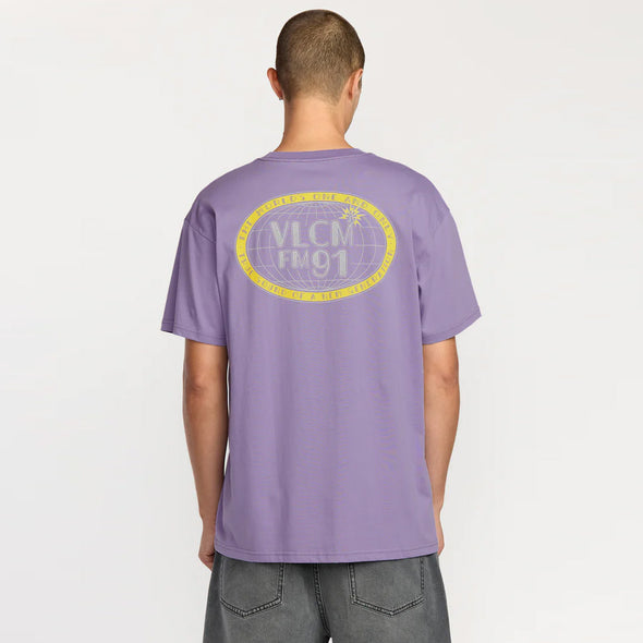 VOLCOM Tune In Tee - Purple Ash