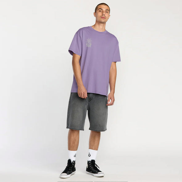 VOLCOM Tune In Tee - Purple Ash