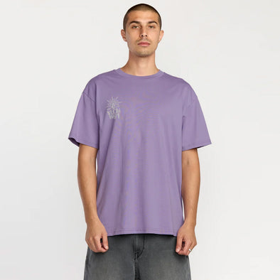 VOLCOM Tune In Tee - Purple Ash