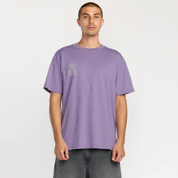 VOLCOM Tune In Tee - Purple Ash