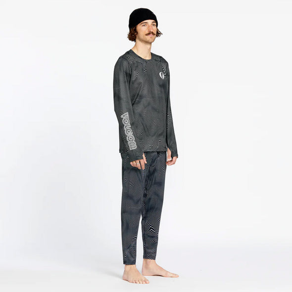 VOLCOM V-Science Base Layer Crew - Black Print