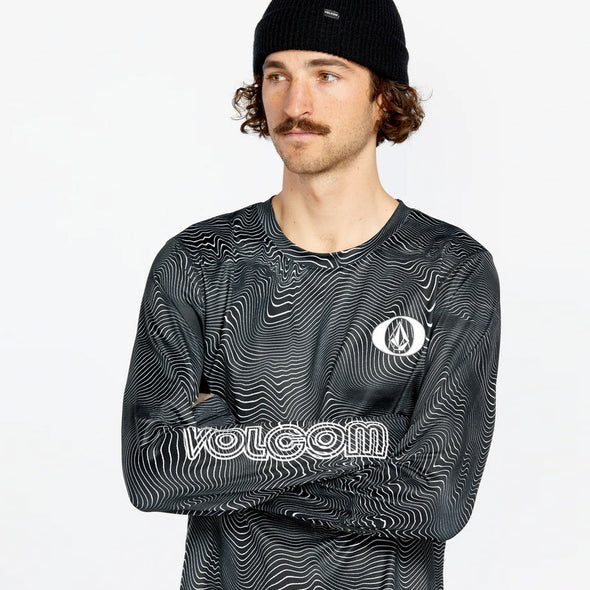 VOLCOM V-Science Base Layer Crew - Black Print