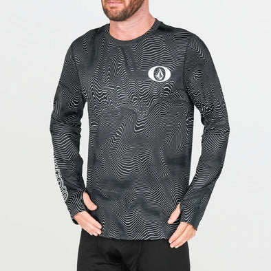 VOLCOM V-Science Base Layer Crew - Black Print