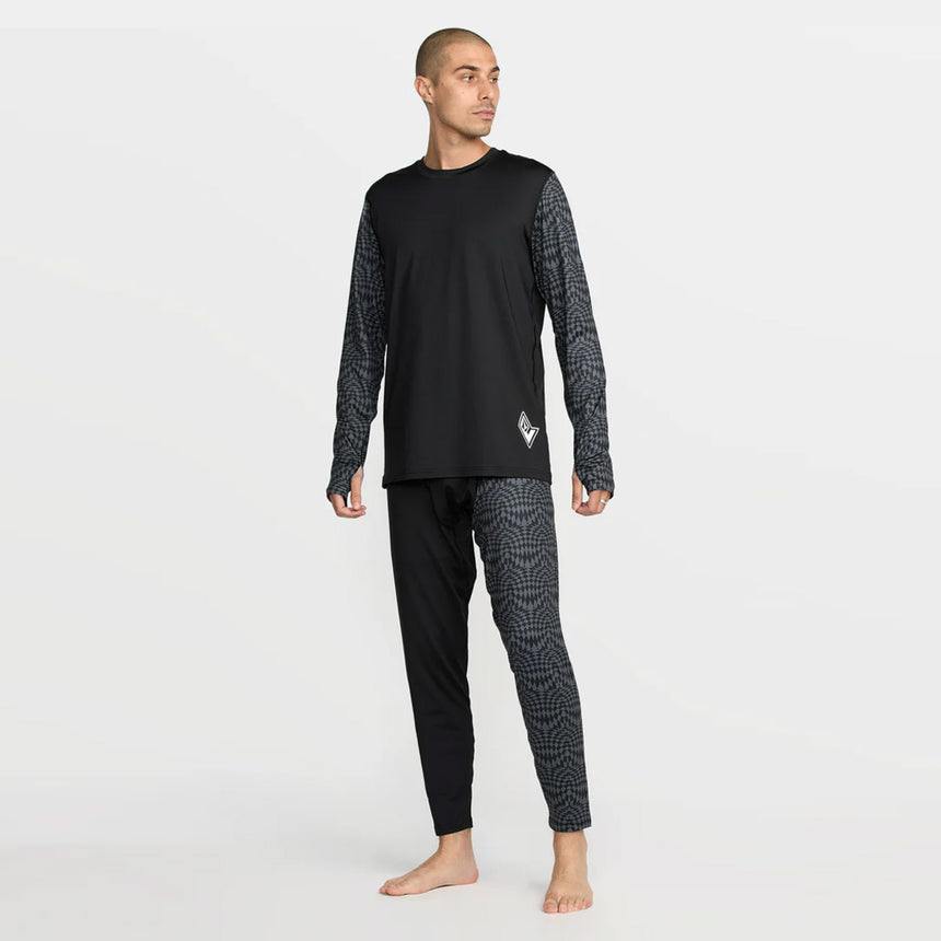VOLCOM V-Science Base Layer Crew - Black/Charcoal