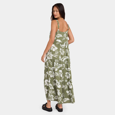 VOLCOM Viper Dress - Moss Stone