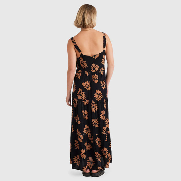 VOLCOM Viper Dress - Vintage Brown