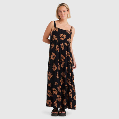 VOLCOM Viper Dress - Vintage Brown